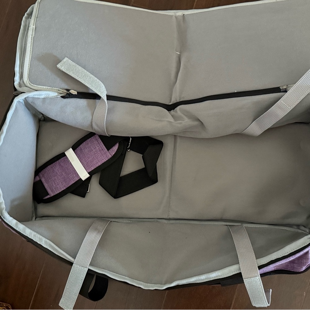 Purple  cricut/die cutting machine Bag with Black Handles - Picture 2 of 4